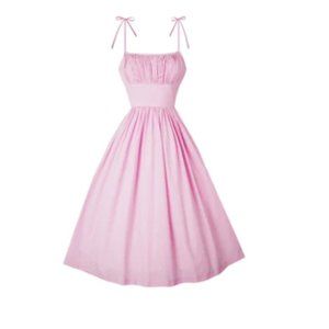 Hearts and Found Kelly Dress Ballet Pink Cotton
